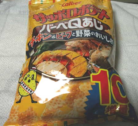カルビー サッポロポテト バーベQあじ