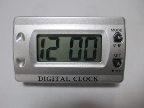 画面が見やすい デジタル時計(CLEAR VISIBLE DIGITAL CLOCK)D106 マグネットは無し